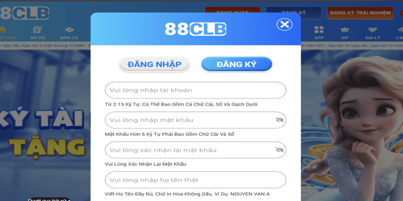 Hướng dẫn đăng ký 88CLB đơn giản, nhanh gọn dành cho newbie